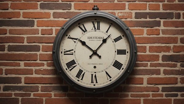 10 horloges industrielles pour une décoration authentique