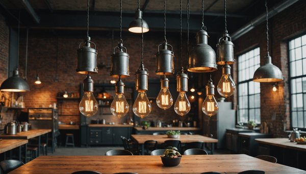 Suspensions cuisine industrielle : charme et robustesse au menu !
