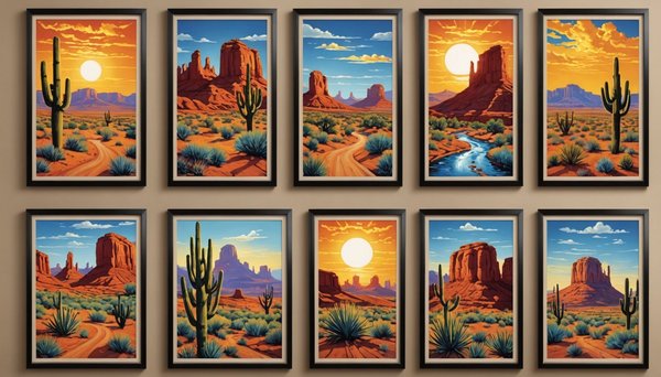 Affiches décoratives : l'art de la région sud-ouest chez vous