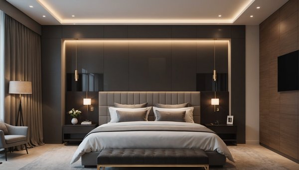 Top appliques murales modernes pour un style de chambre adulte élégant